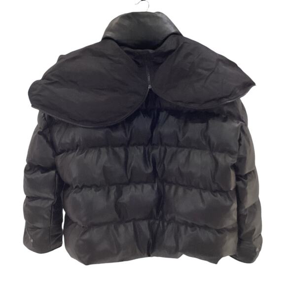 Staud Oversized Ace Coat Puffer Jacket With Hood Black Size Medium NWT Sold Out - Picture 10 of 15